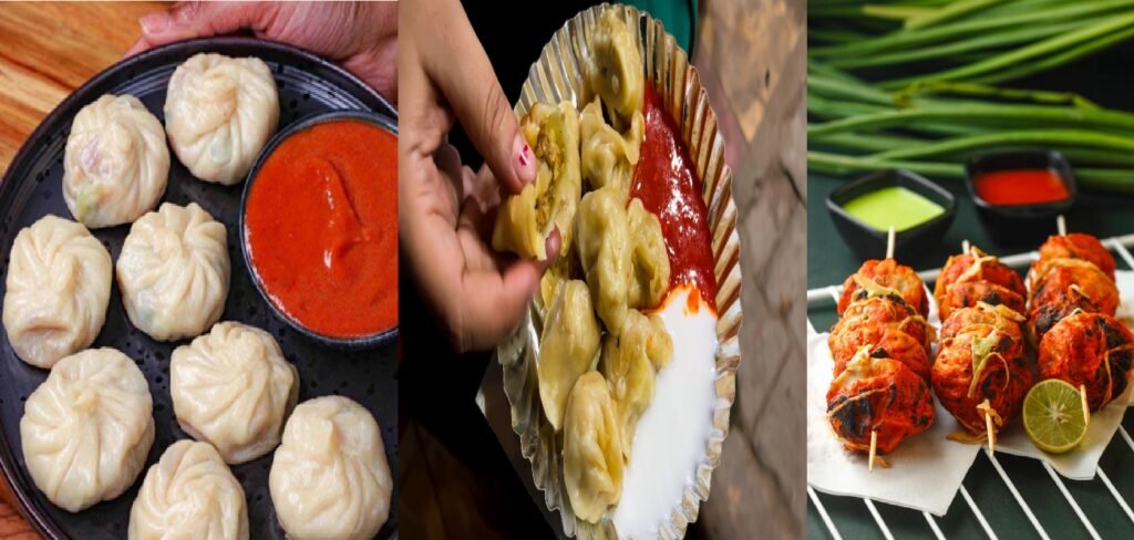 Delhi Momos Recipe 🔥 With Spicy Red Chutney