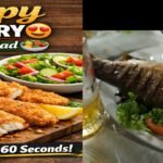 Crispy Fish Fry + Fresh Salad | Perfect Combo in 60 Seconds!