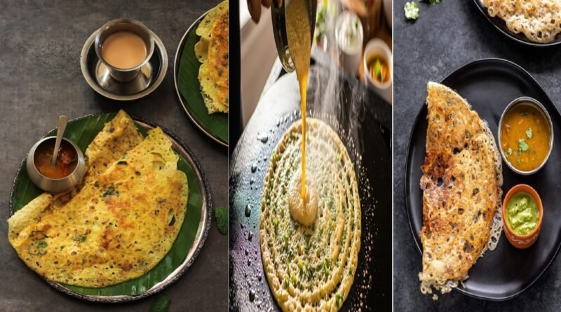 Street Style Rava Dosa - No Fermentation Needed
