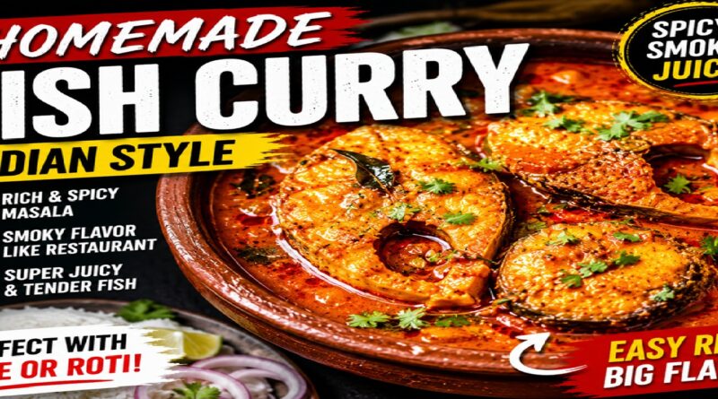 Homemade Fish Curry: Spicy & Smoky