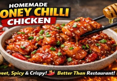 Homemade Honey Chilli Chicken | Better Than Restaurant
