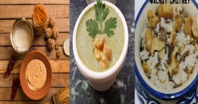 Kashmiri Walnut Chutney - Traditional Akhrot Recipe