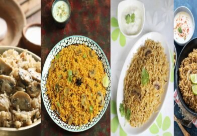 Restaurant Style Mushroom Biryani - Dum Perfect Recipe