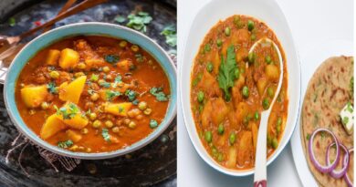 Punjabi Aloo Matar - Dhaba Style Recipe