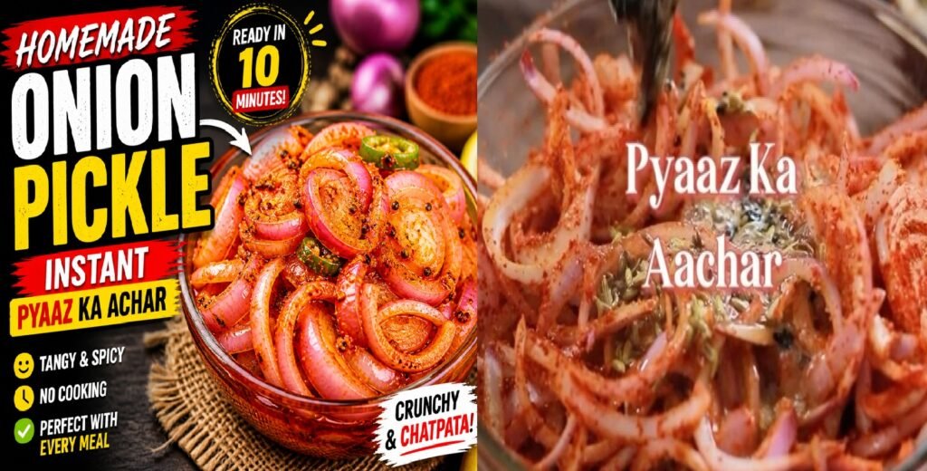 Instant Onion Pickle - Ready in 10 Minutes