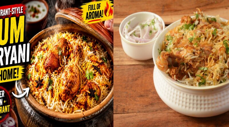 Restaurant-Style Dum Biryani - Easy Home Recipe