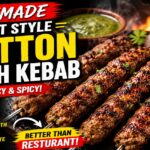 Street Style Mutton Seekh Kebab: Smoky & Juicy