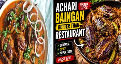 Achari Baingan Dhaba Style - Better Than Restaurant