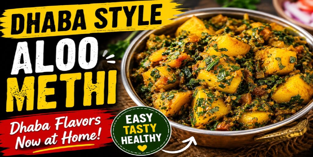 Dhaba Style Aloo Methi Recipe: The Best North Indian Comfort Food You Can Prepare at Home