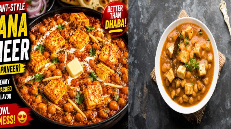 Restaurant-Style Chana Paneer - Better Than Dhaba