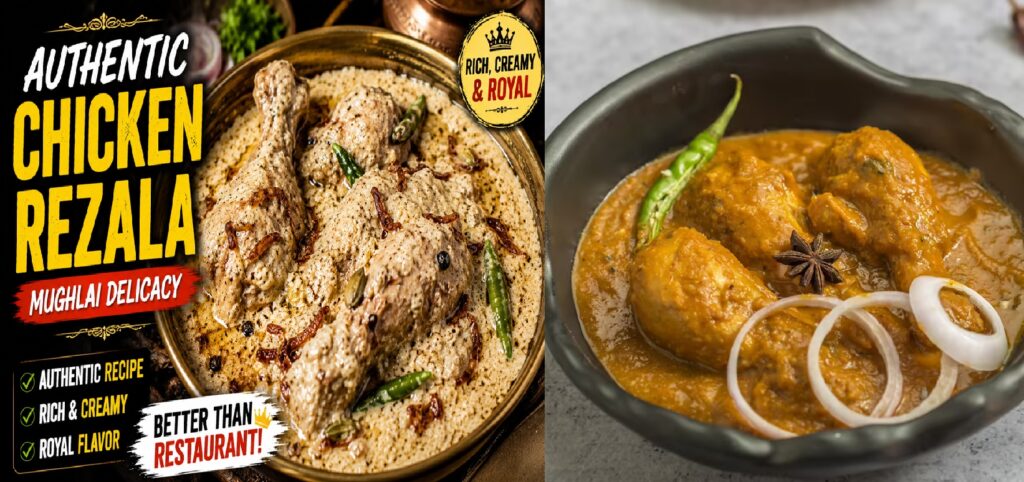 Authentic Chicken Rezala Recipe | Better Than Restaurant | Creamy Mughlai Chicken Curry