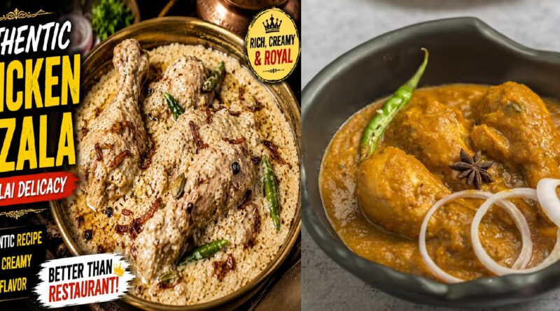 Authentic Chicken Rezala Recipe | Better Than Restaurant | Creamy Mughlai Chicken Curry