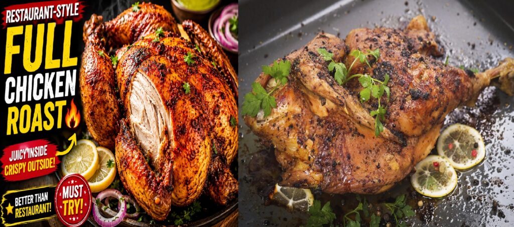 Restaurant-Style Full Chicken Roast - Better Than Takeaway