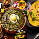 Dhaba Style Makki Ki Roti & Sarson Ka Saag - Authentic Punjabi Recipe