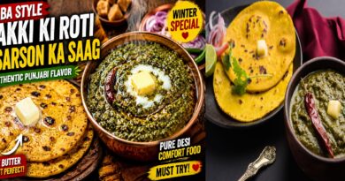 Dhaba Style Makki Ki Roti & Sarson Ka Saag - Authentic Punjabi Recipe