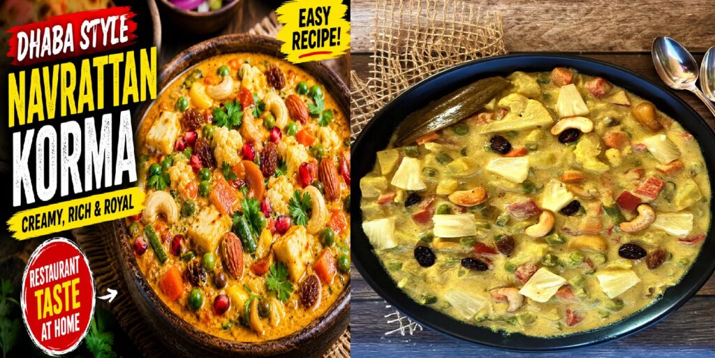 Restaurant-Style Creamy and Royal Mixed Vegetable Curry at Home with Dhaba-Style Navrattan Korma Recipe