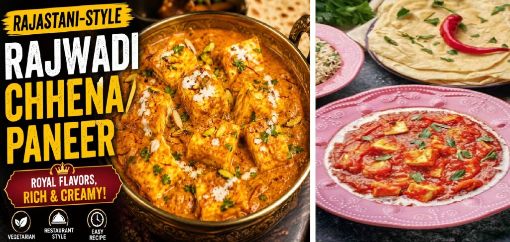 Rajasthani-Style Rajwadi Chhena/Paneer Recipe: A Royal Rajasthani Delight You Must Try