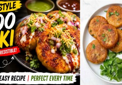 Street Style Aloo Tikki Recipe | Crispy, Spicy & Easy Indian Street Food at Home