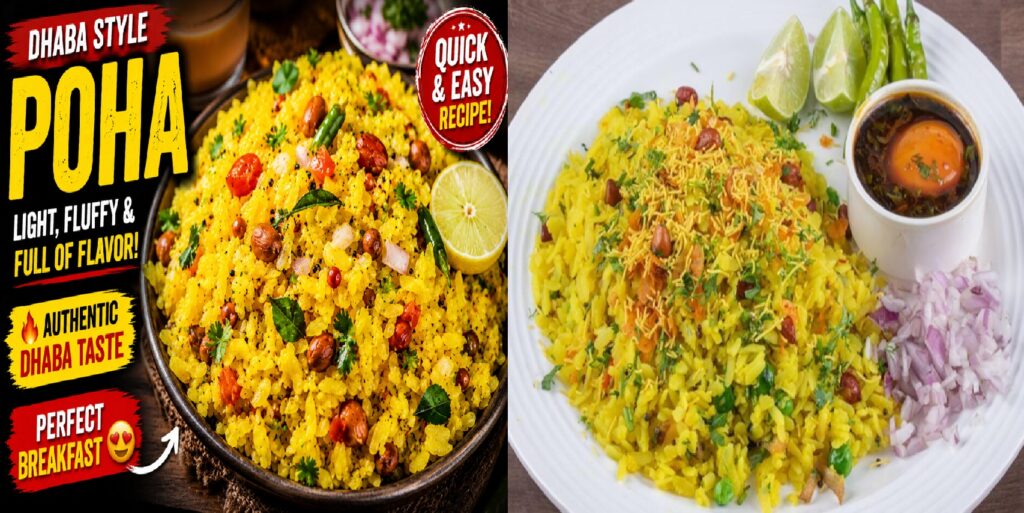 Dhaba Style Poha - Better Than Street Food