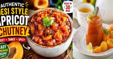 Authentic Desi Style Apricot Chutney Recipe: Sweet, Tangy & Spicy Homemade Delight