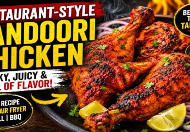 Restaurant-Style Tandoori Chicken Recipe | Juicy, Smoky & Easy Homemade Indian Classic
