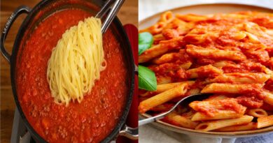 Homemade Red Sauce Pasta - Better Than Café
