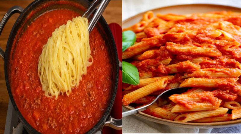 Homemade Red Sauce Pasta - Better Than Café