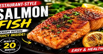 Restaurant-Style Salmon Fish Recipe: Crispy Outside, Juicy Inside in Just 20