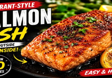 Restaurant-Style Salmon Fish Recipe: Crispy Outside, Juicy Inside in Just 20