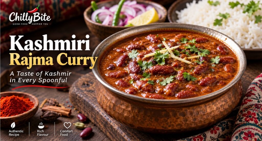 Authentic Kashmiri Rajma Curry Recipe | Creamy, Aromatic Rajma Chawal